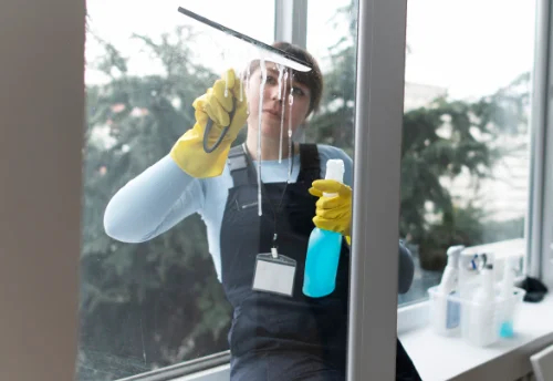 Nettoyage de vitres intérieures et extérieures à Curvalle